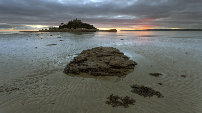 St Michael's Mount at Low Tide