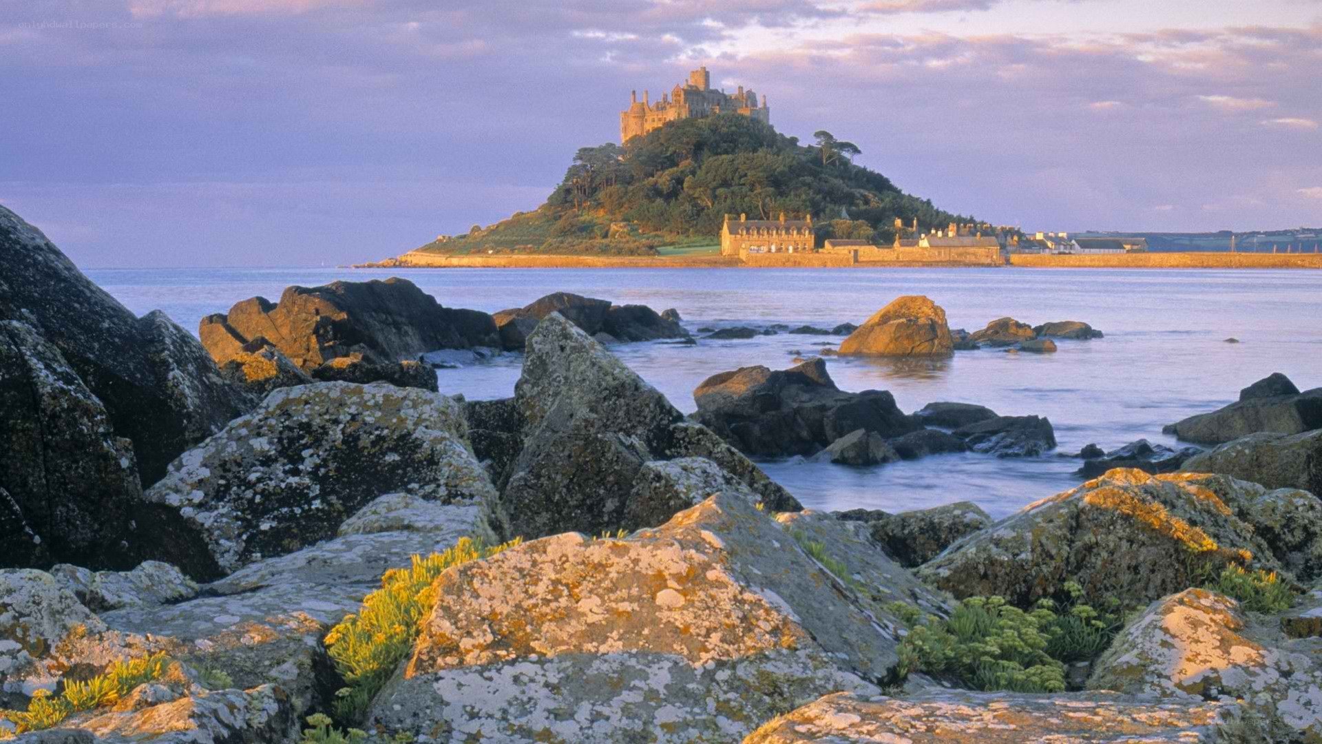 St Michael's Mount at sunrise