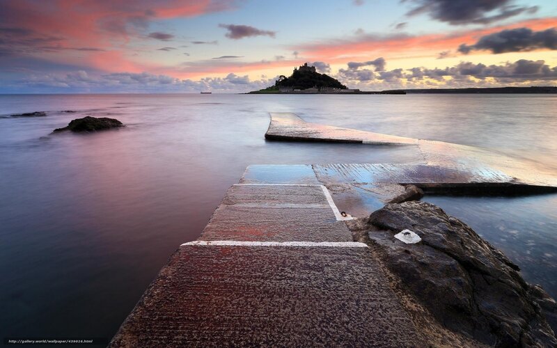 St Michael's Mount — Pink, Serene