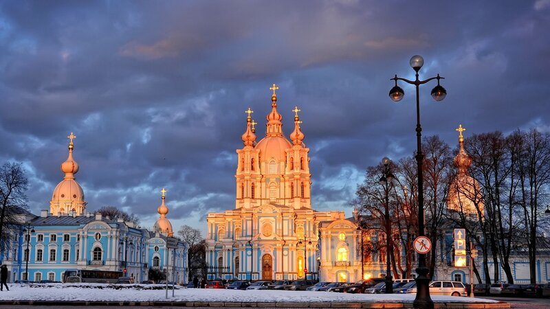 St. Nicholas Cathedral — Blue, Dramatic