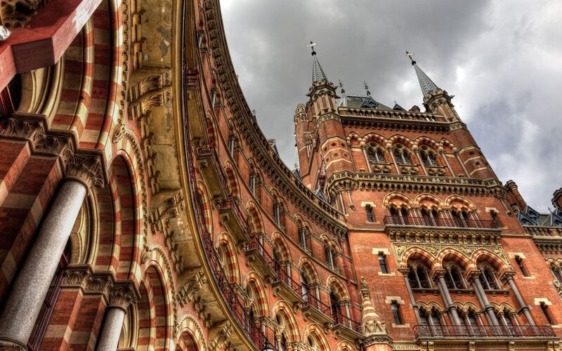 St Pancras Railway Station — Red