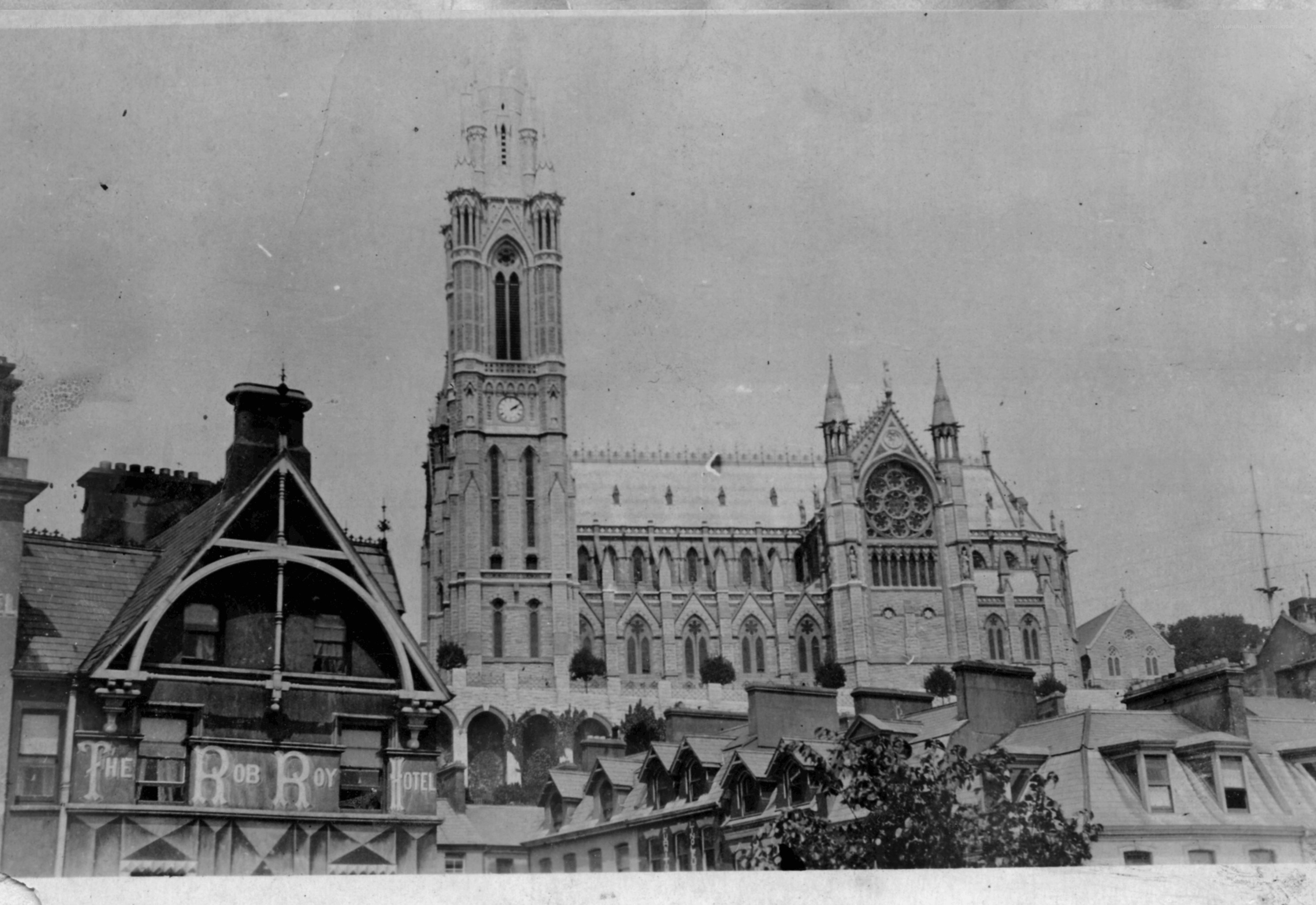 St. Patrick's Cathedral and Rob Roy Hotel