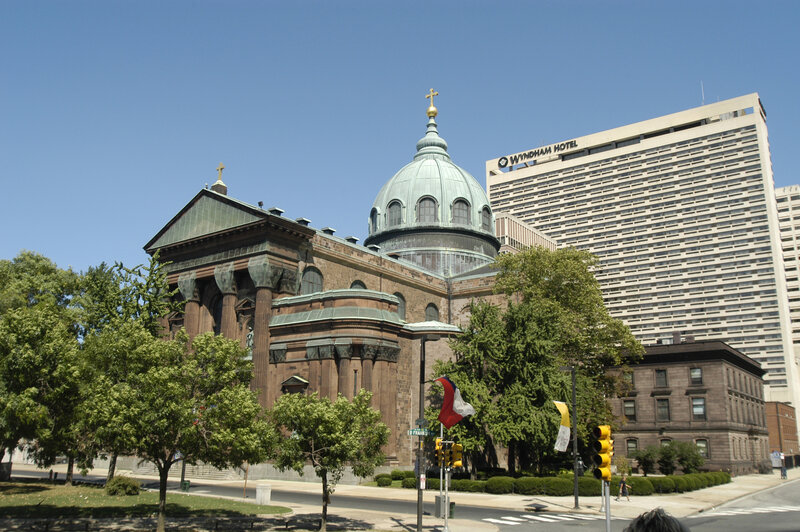 St. Patrick's Cathedral and Wyndham Hotel