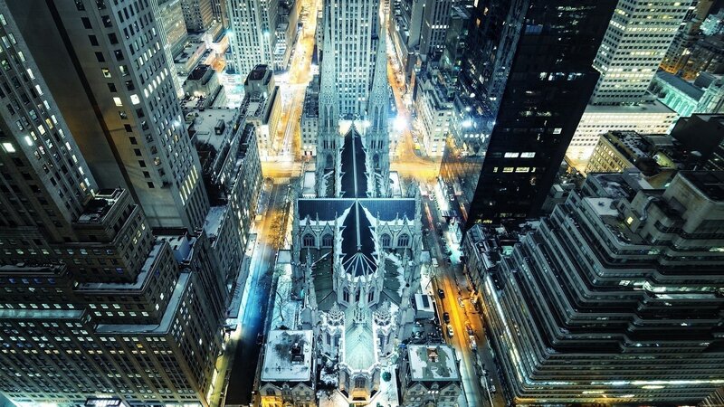 St. Patrick's Cathedral — Black