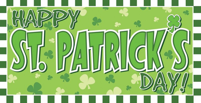 St Patrick's Day Banner