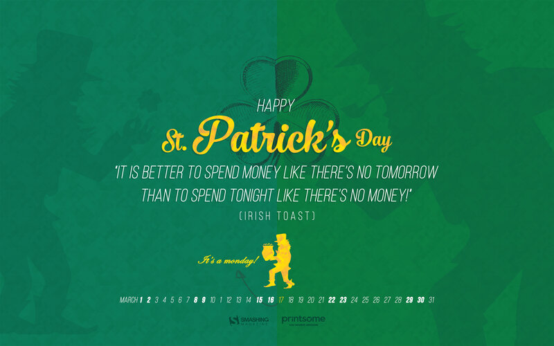 St. Patrick's Day Calendar