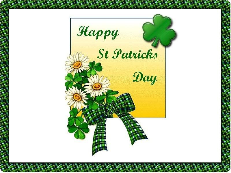 St Patrick's Day Card — Green