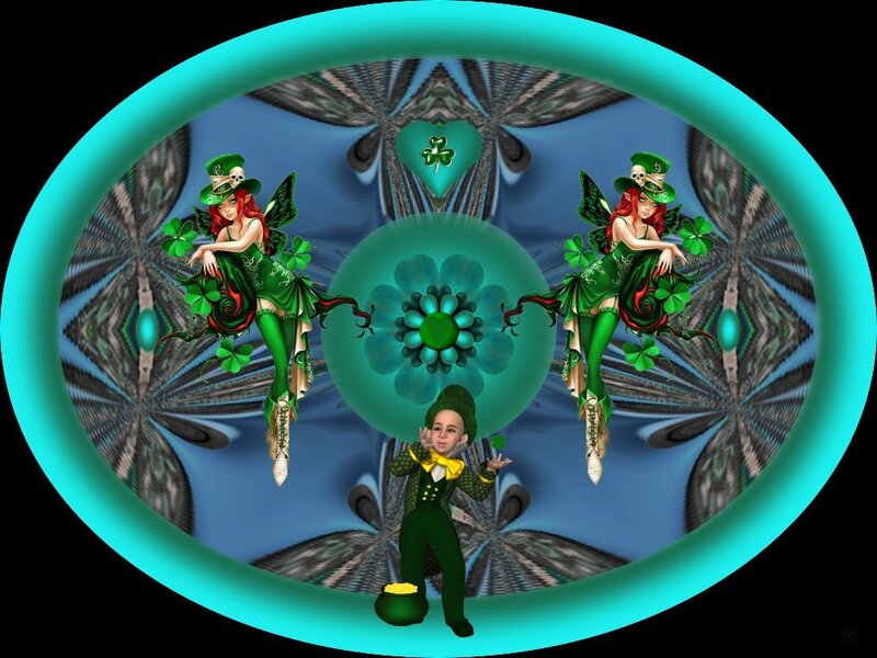 St. Patrick's Day fantasy art
