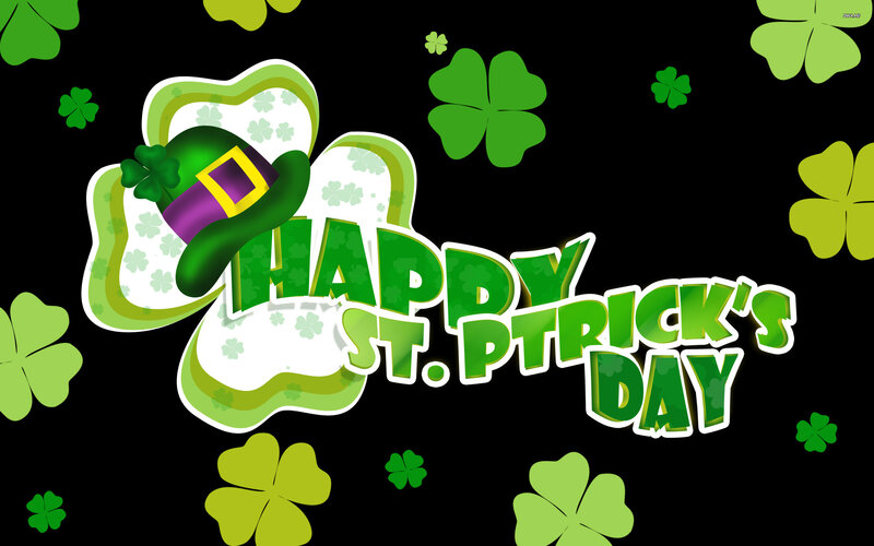 St Patrick's Day Graphic — Green, Festive