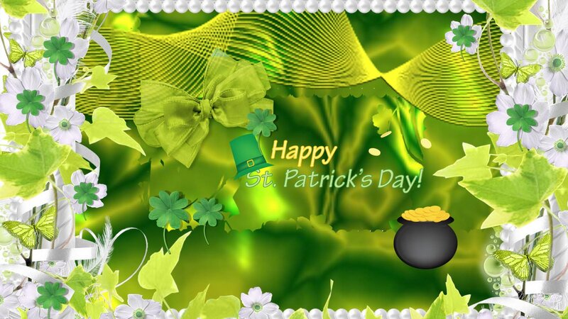 St. Patrick's Day Greeting — Green