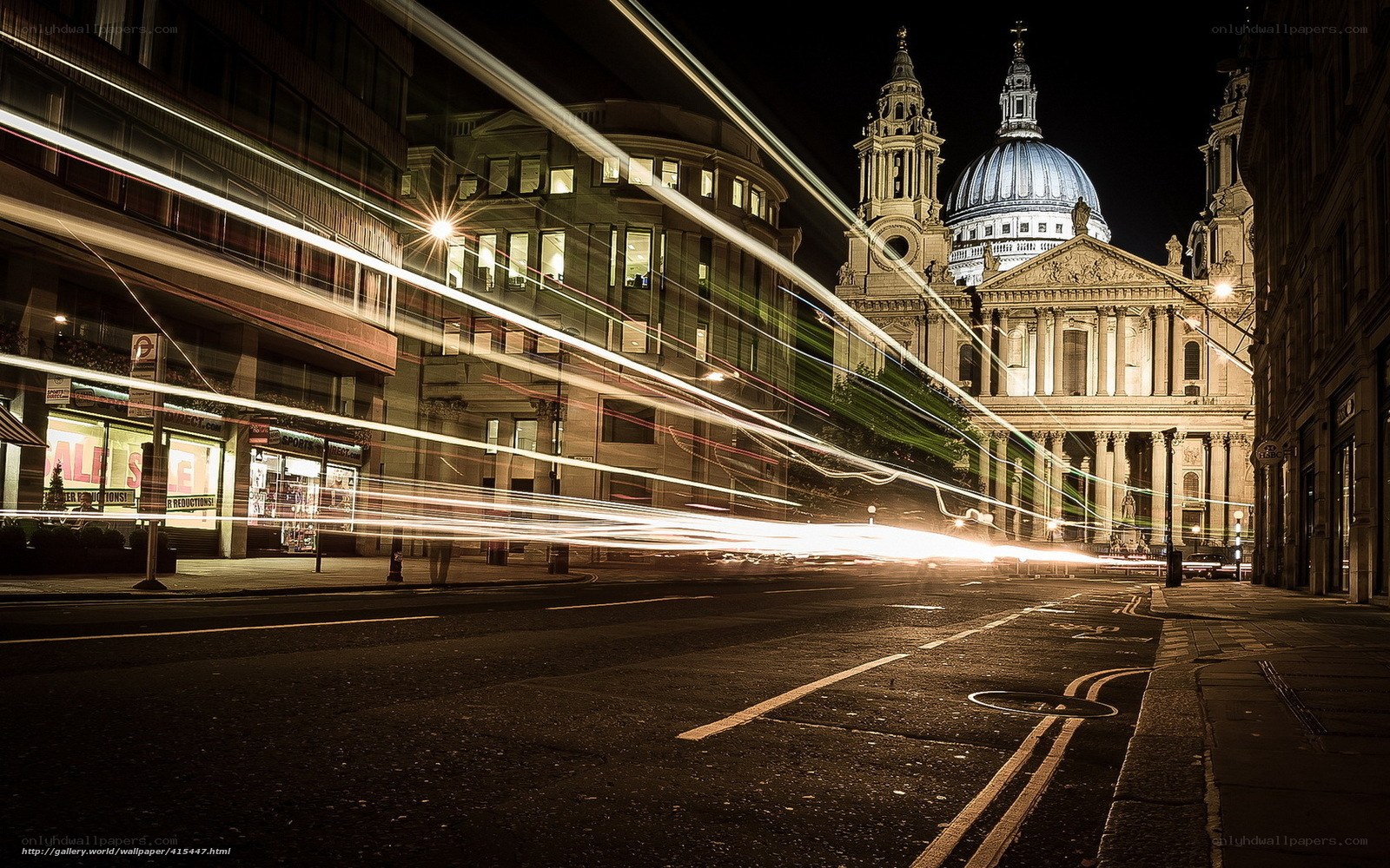 St. Paul's Cathedral at night