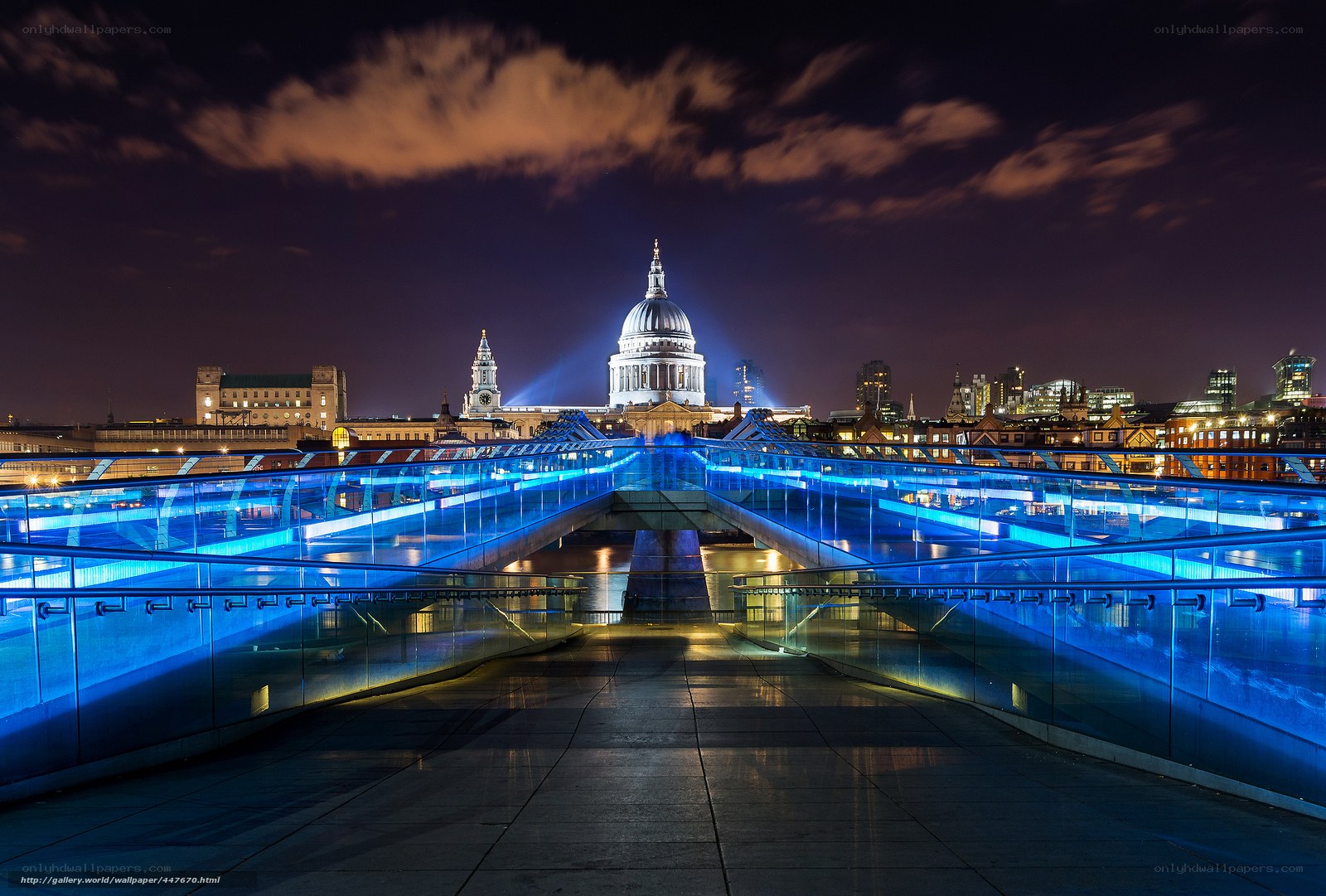 St. Paul's Cathedral at night