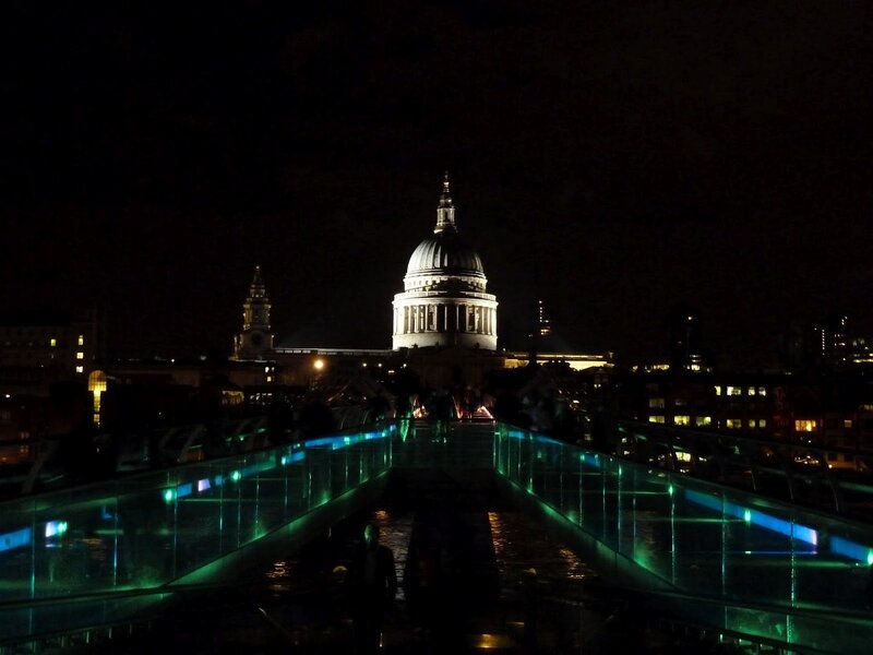 St Paul's Cathedral at Night — Black, Dark