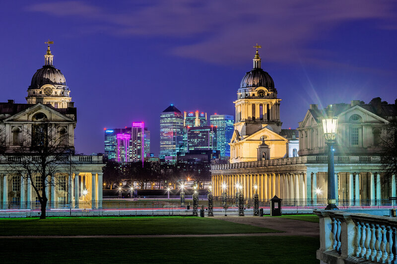 St Paul's Cathedral at Night — Blue, Dramatic