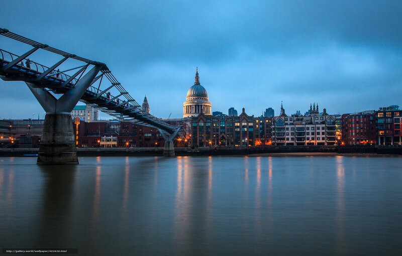 St Paul's Cathedral — Blue, Serene, Night