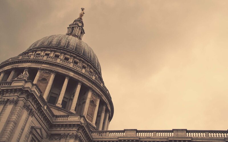 St Paul's Cathedral Dome — Gray