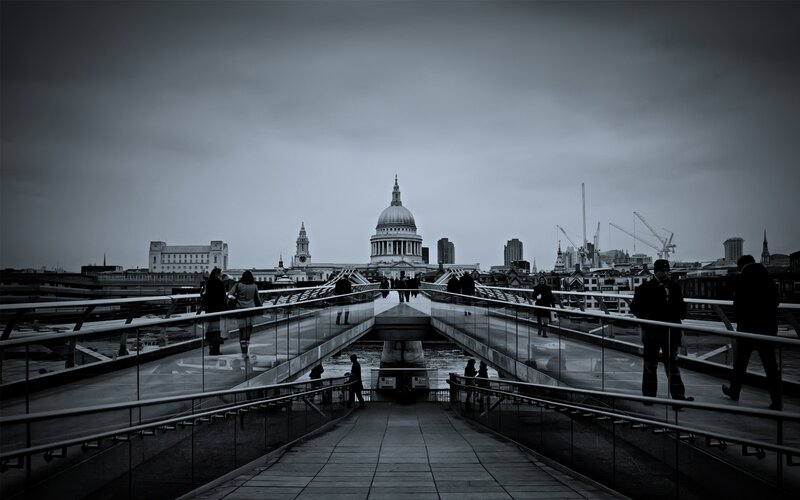 St. Paul's Cathedral from Millennium Bridge