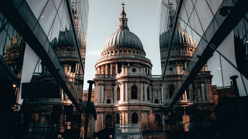 St Paul's Cathedral — Gray, Dramatic, Afternoon, Photograph