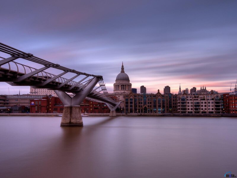 St Paul's Cathedral — Purple