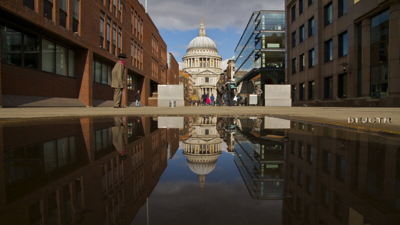 St Paul's Cathedral Reflection — Brown