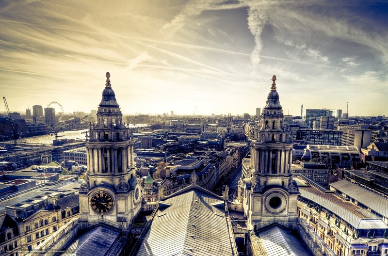 St Paul's Cathedral Towers — Gold