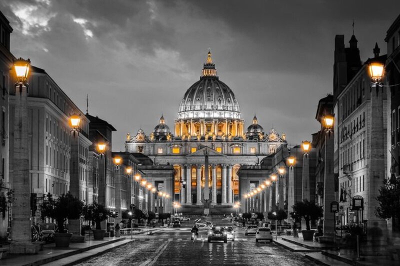 St. Peter's Basilica — Black