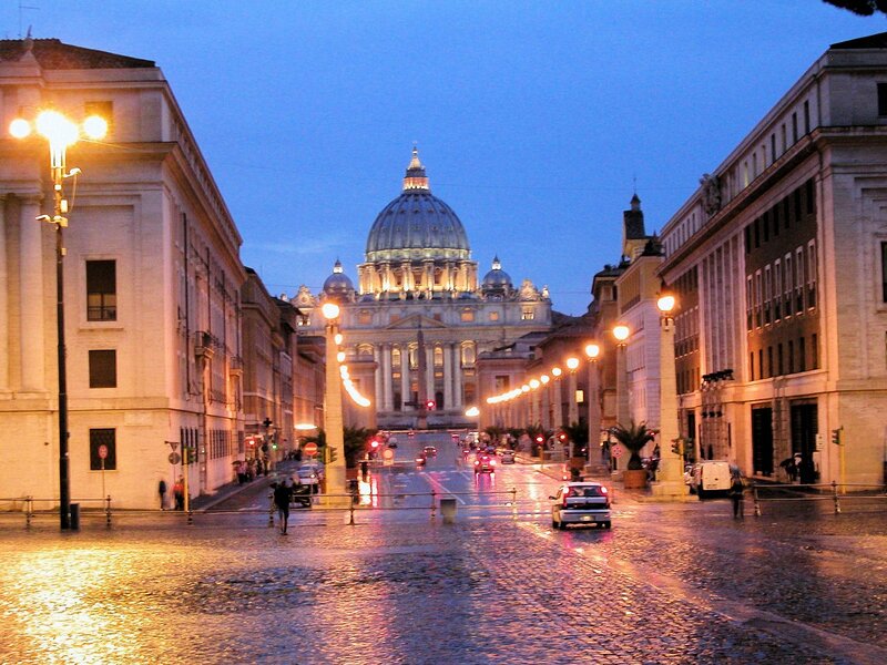 St. Peter's Basilica — Blue, Calm