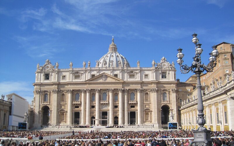 St. Peter's Basilica — Blue, Serene
