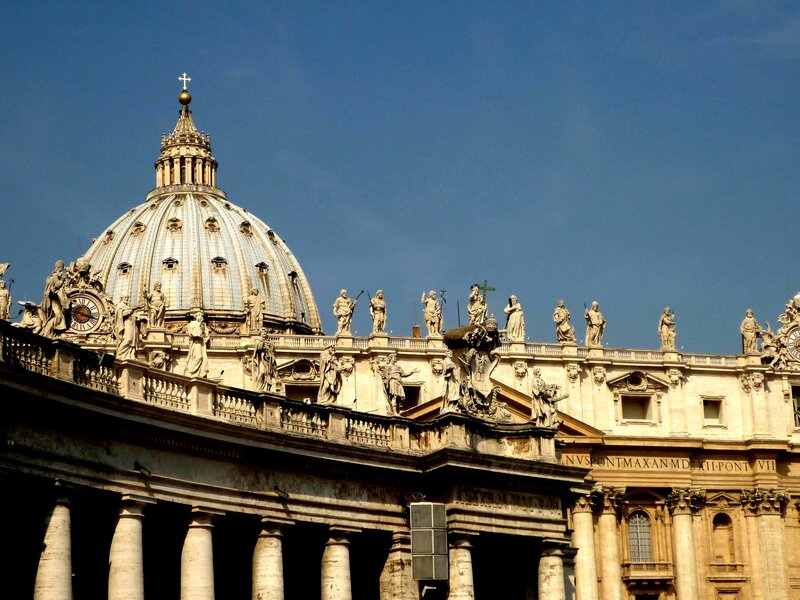 St. Peter's Basilica Dome — Blue
