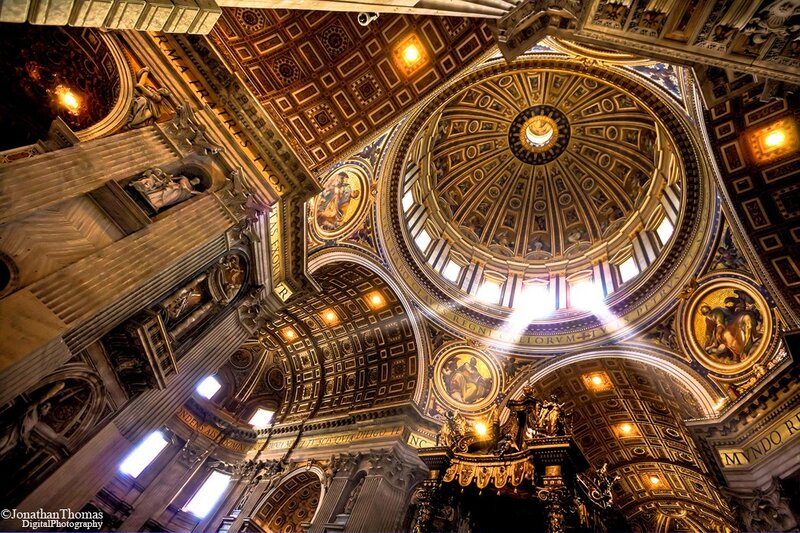 St. Peter's Basilica dome interior