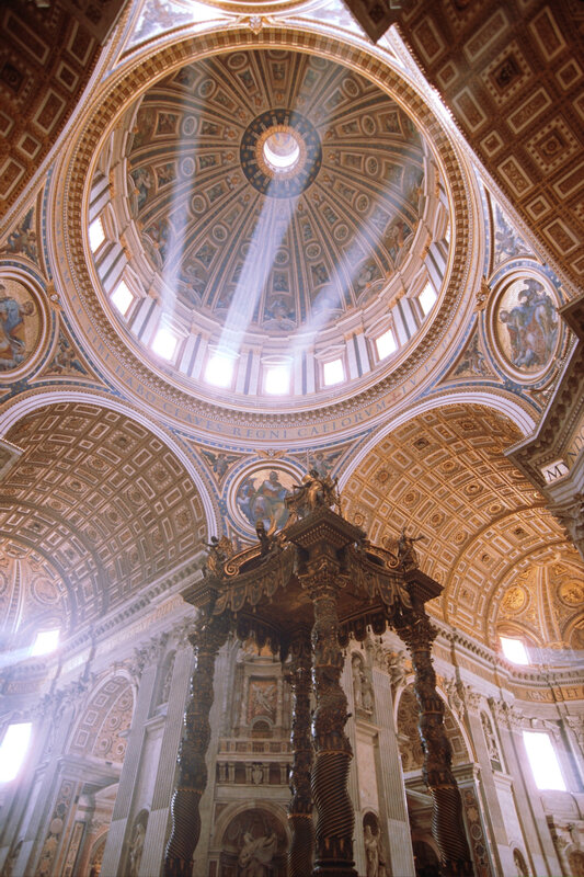 St. Peter's Basilica dome interior