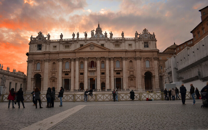 St. Peter's Basilica — Orange