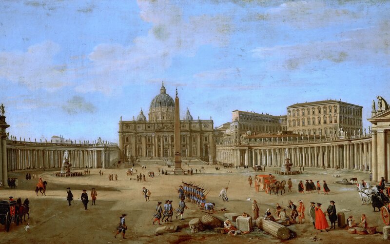 St. Peter's Square — Blue, Historical