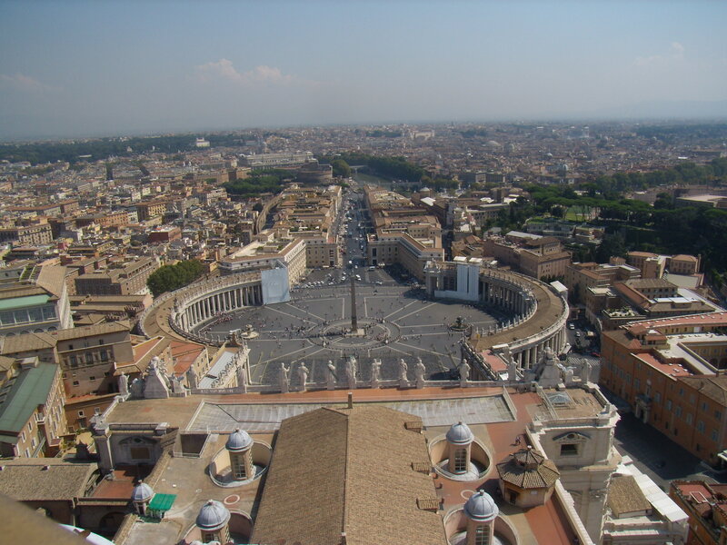 St. Peter's Square — Brown, Serene, Afternoon, Photograph