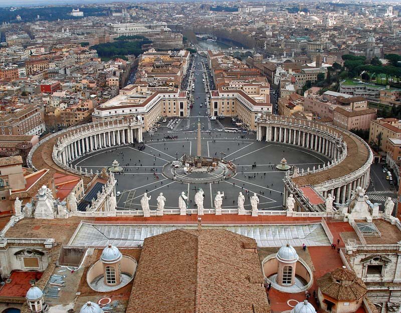 St. Peter's Square — Brown, Serene, Afternoon