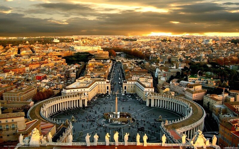 St. Peter's Square — Gold, Dramatic