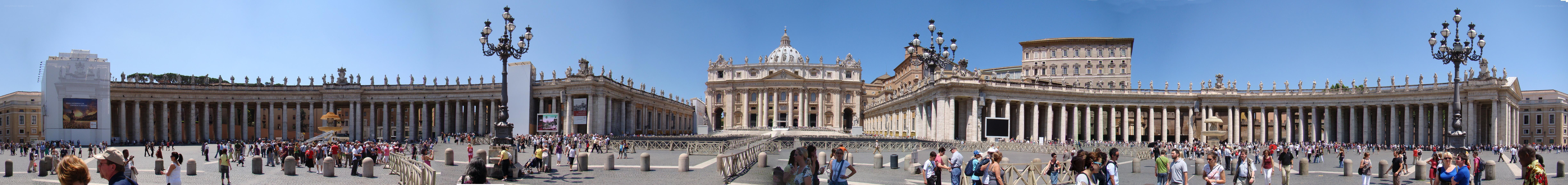 St Peter's Square Panorama