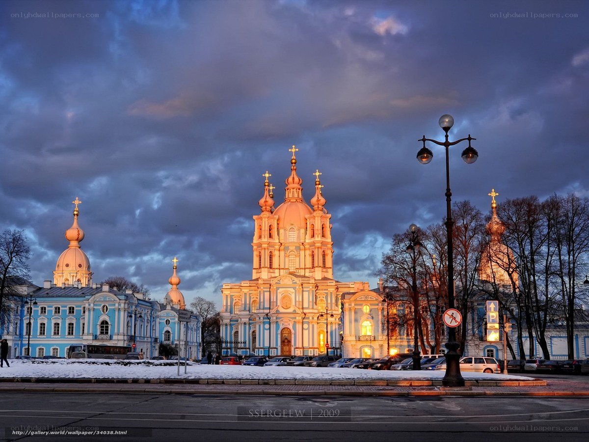 St. Petersburg Cathedral at Dusk