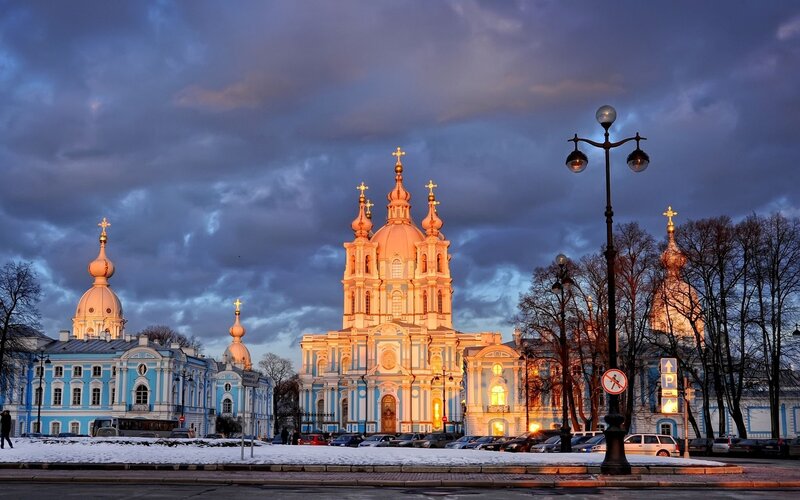 St. Petersburg Cathedral — Blue
