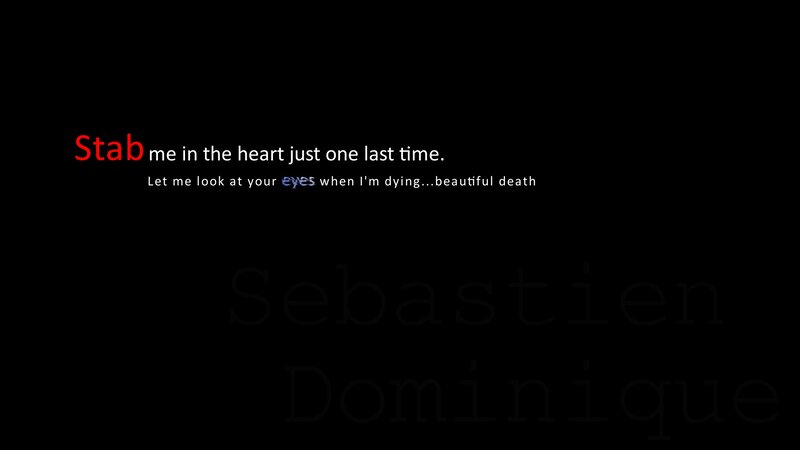 Stab me in the heart