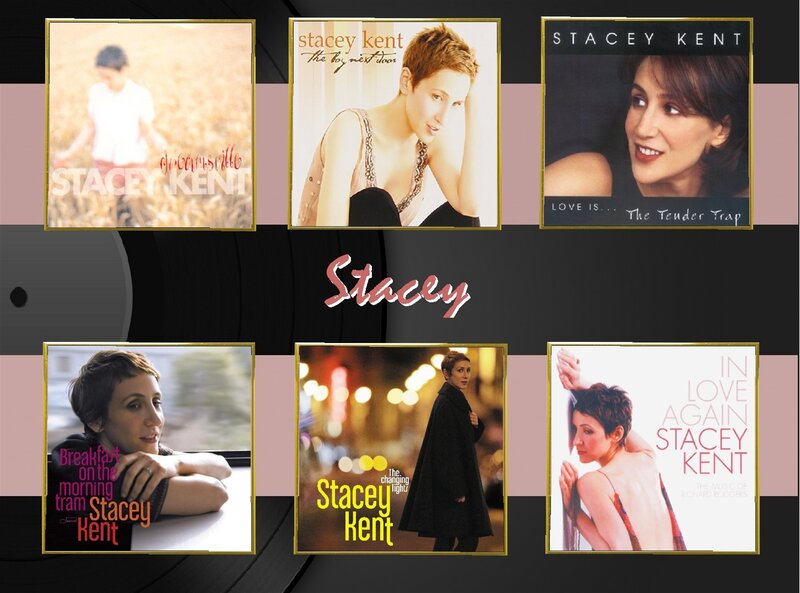 Stacey Kent Album Covers — Black