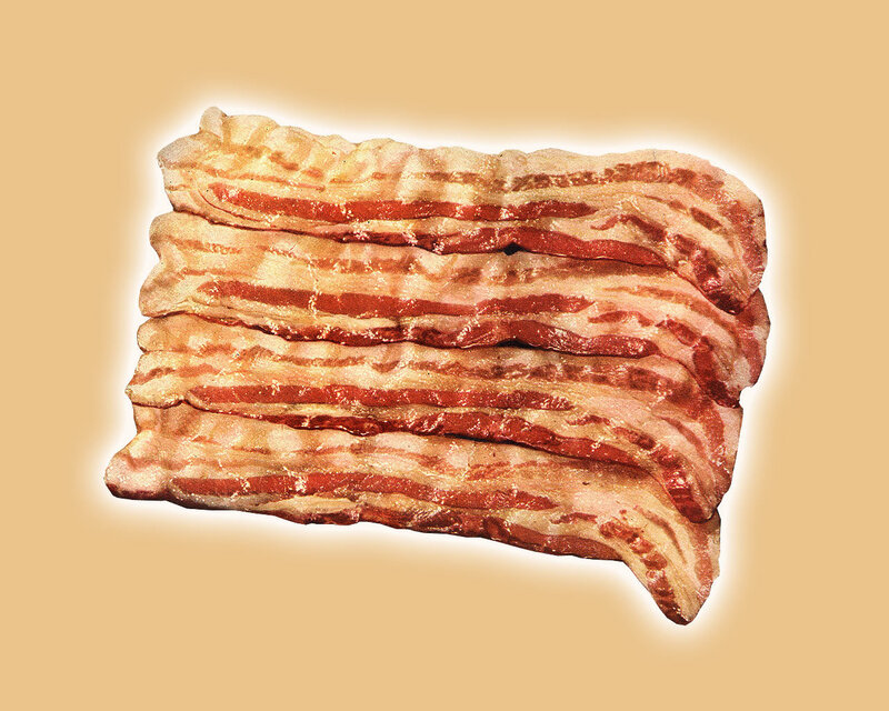 stack of bacon strips