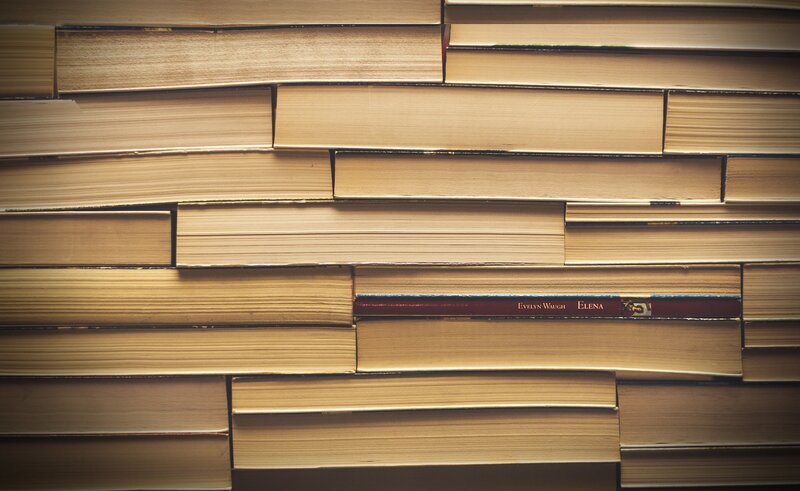 Stack of Books — Brown