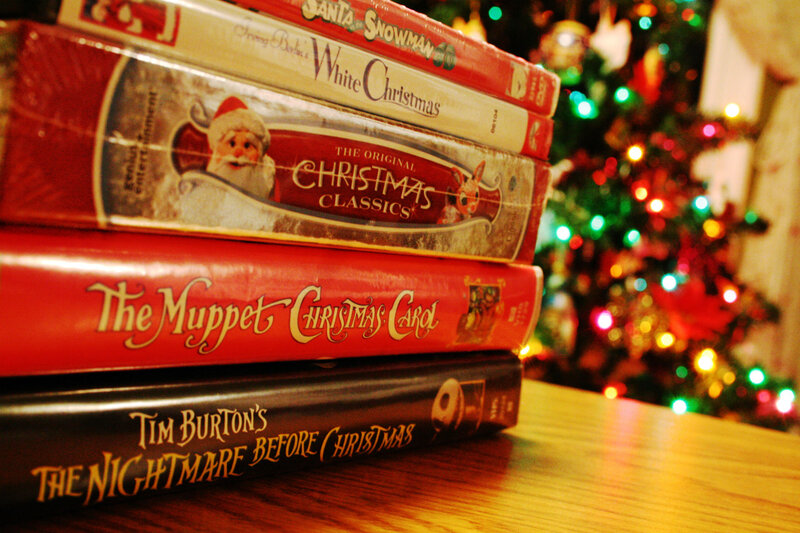 Stack of Christmas Movies
