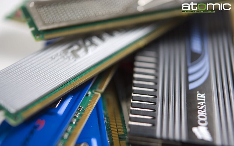 stack of computer memory modules