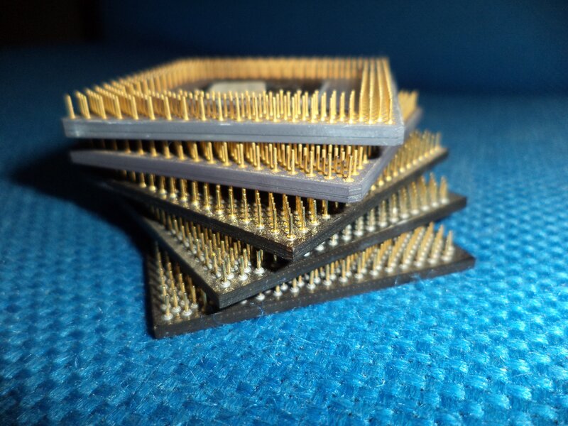 Stack of CPU Chips