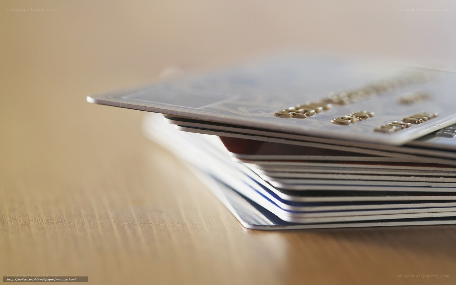 stack of credit cards