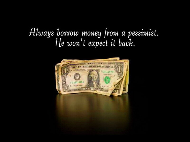 Stack of Dollar Bills — Black