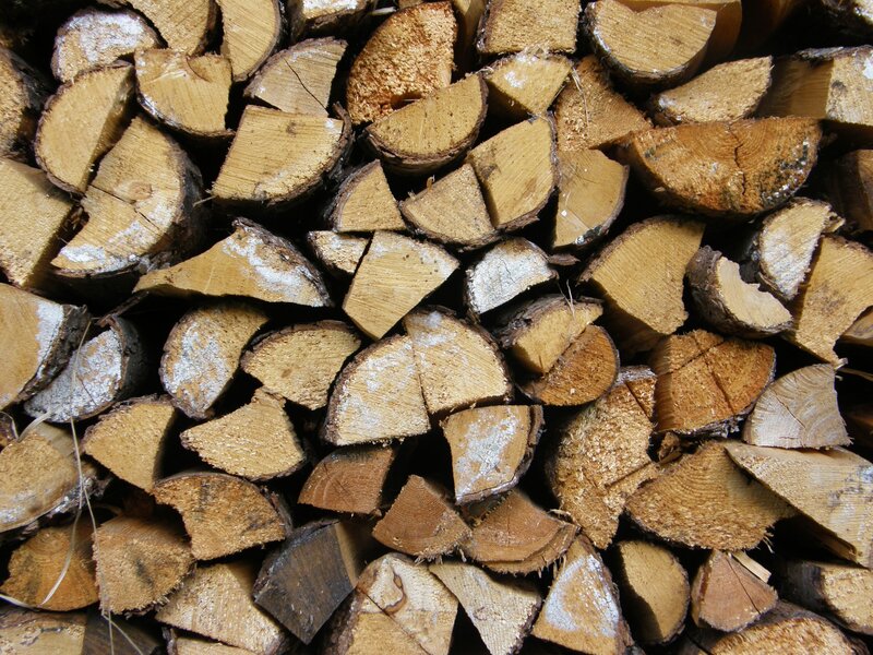 Stack of Firewood — Brown, Neutral