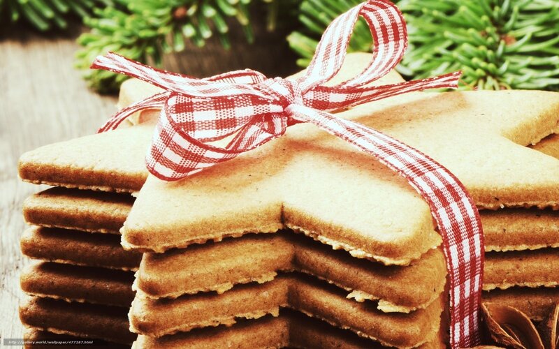 Stack of Gingerbread Cookies — Brown